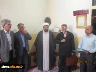 بازدید  آقای عسکری و شهرانی مدیر کل امور ایثارگران و جانبازان دانشگاه فرهنگیان