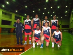 کسب رتبه اول والیبال  جام کارکنان  و هیئت علمی از بین کل پردیسهای کشور  2