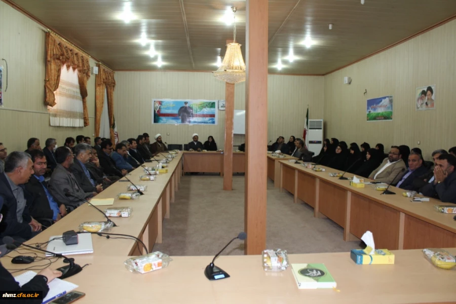 جلسه معارفه سرپرست جدید پردیس شهید مطهری 3