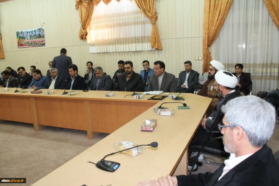 جلسه معارفه سرپرست جدید پردیس شهید مطهری 6