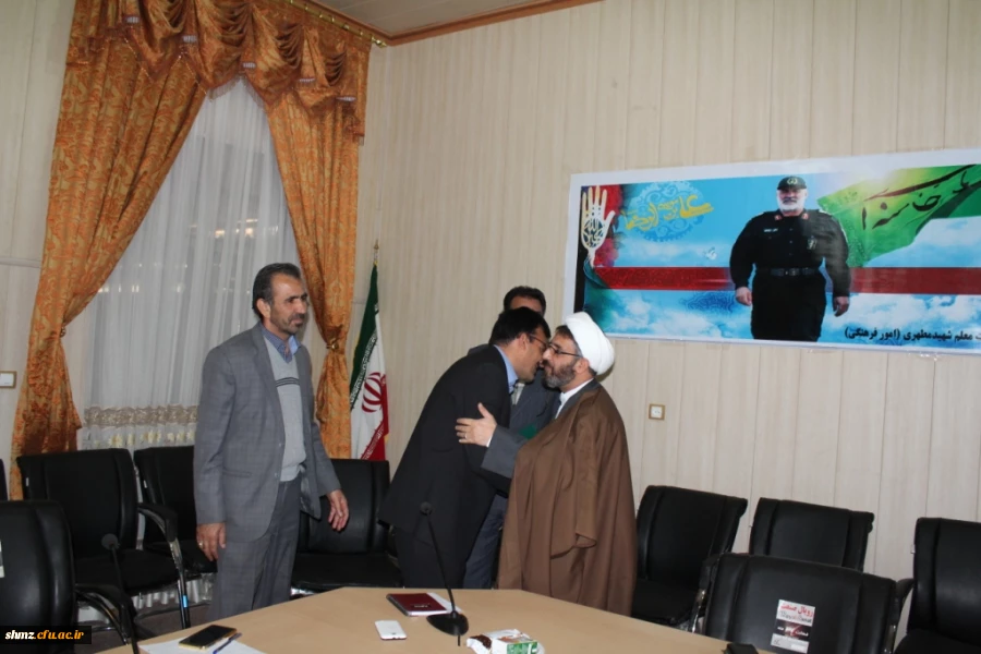 جلسه معارفه معاون آموزشی، پژوهشی و فرهنگی پردیس شهید مطهری