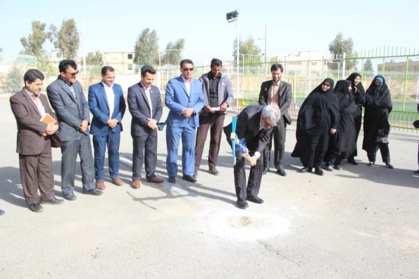 مراسم کلنگ زنی اولین خوابگاه متاهلین  دانشگاه فرهنگیان در کل کشور