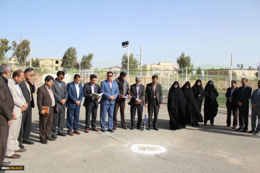 مراسم کلنگ زنی اولین خوابگاه متاهلین  دانشگاه فرهنگیان در کل کشور