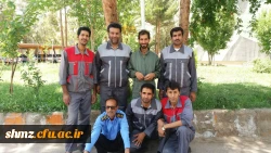 عکس دسته جمعی نیروهای خدماتی و فنی  در لبلس متحدالشکل کاری 2