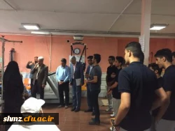 ادای احترام به شهدای مدافع حرم  و عیادت از بیماران و معلولین آسیب نخاعی  دانشجویان اعزامی به جشنواره ورزشی دانشگاه فرهنگیان به همراه  مسئولین دانشگاه فرهنگیان اراک 2