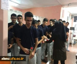 ادای احترام به شهدای مدافع حرم  و عیادت از بیماران و معلولین آسیب نخاعی  دانشجویان اعزامی به جشنواره ورزشی دانشگاه فرهنگیان به همراه  مسئولین دانشگاه فرهنگیان اراک 3