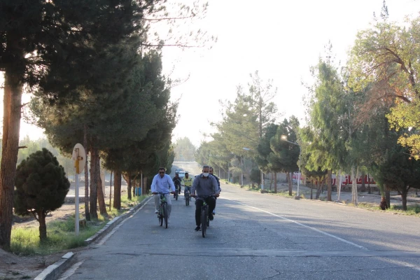 همایش دوچرخه سواری اساتید و کارکنان پردیس شهید مطهری  به مناسبت هفته تربیت بدنی 5