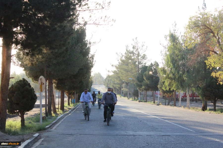 همایش دوچرخه سواری اساتید و کارکنان پردیس شهید مطهری  به مناسبت هفته تربیت بدنی 5