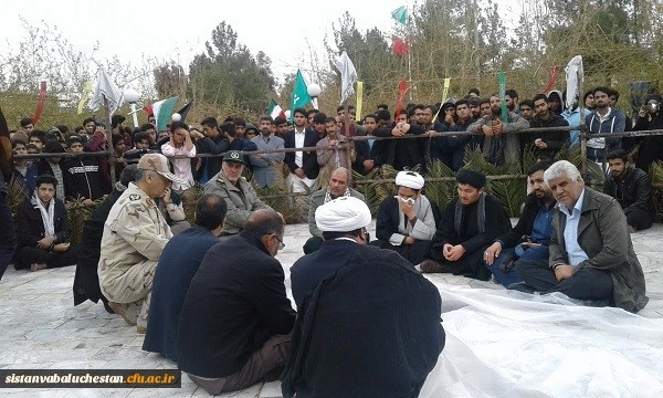 مراسم تشییع و تدفین شهید گمنام در پردیس شهید مطهری دانشگاه فرهنگیان