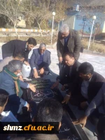 غباررویی مزار شهید گمنام  پردیس به مناسبت روز دانشجو 2