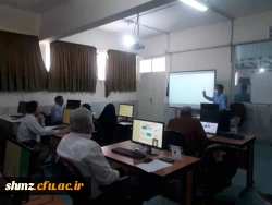 کارگاه آموزش سامانه یادگیری الکترونیکی  ویژه مدیران گروه های آموزشی، اساتید و کارشناس حوزه آموزش مورخ 1399/02/17 